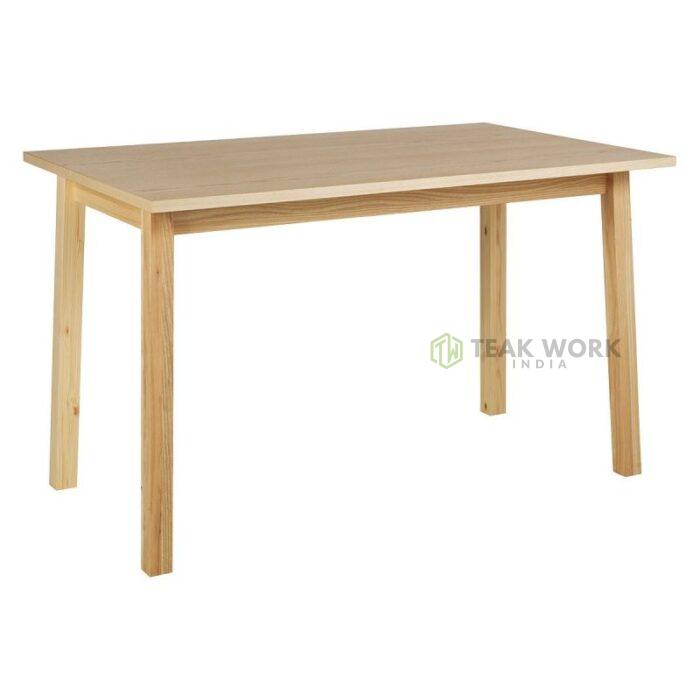 Buy Teak Wood Dining Set With 2 Benches Online | TeakLab 4