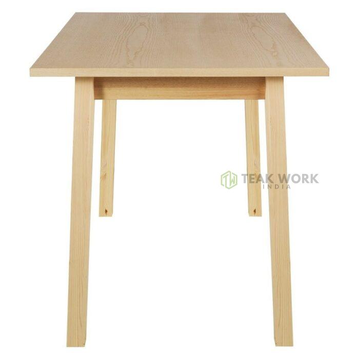Buy Teak Wood Dining Set With 2 Benches Online | TeakLab 6