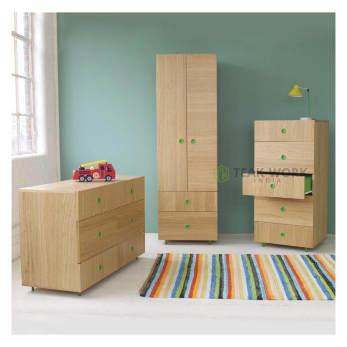 Buy Kids’ Teak 6 Drawer Wide Chest Online | TeakLab 2