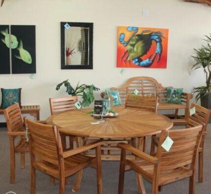 Buy Teak Dining Table 4 seater Online | TeakLab