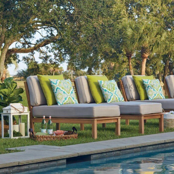 Buy Teak Chaise Online | TeakLab 4