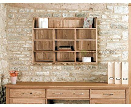 Buy Solid Teak Reversible Wall Rack Online | TeakLab