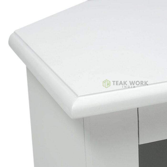Buy Teak Corner TV Unit Online | TeakLab 2