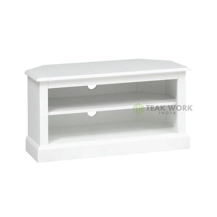 Buy Teak Corner TV Unit Online | TeakLab 3