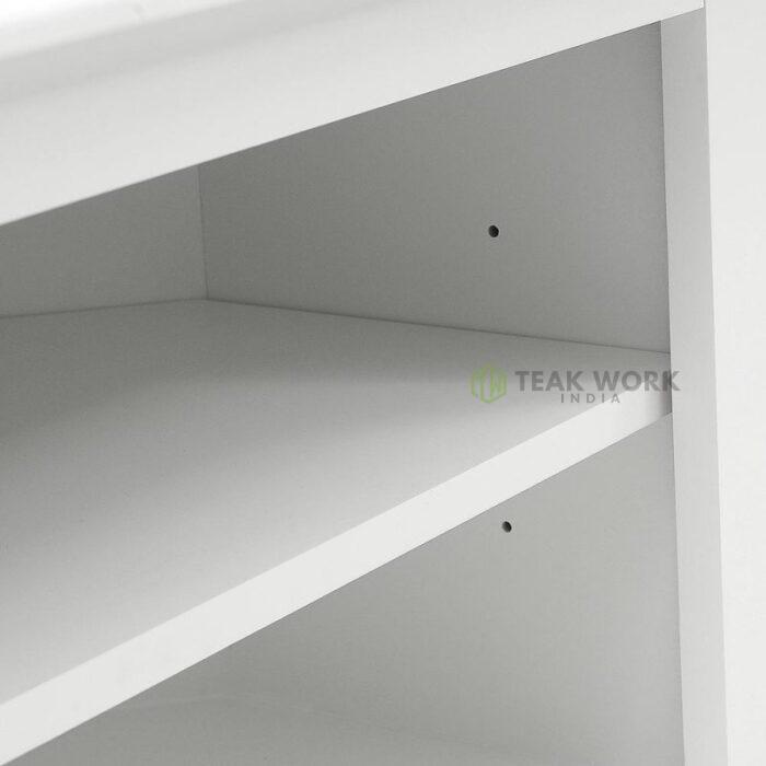 Buy Teak Corner TV Unit Online | TeakLab 4