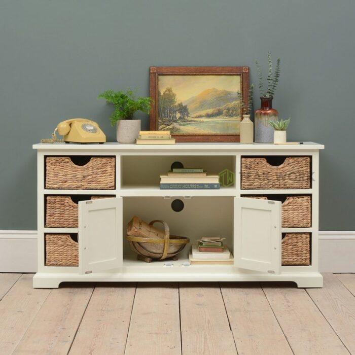 Buy Wooden TV Unit Online | TeakLab 3