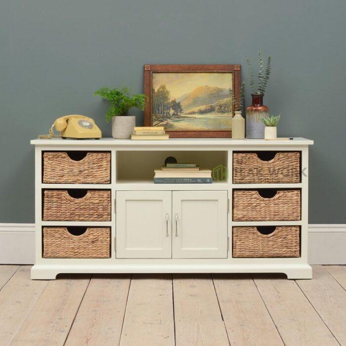 Buy Wooden TV Unit Online | TeakLab 6