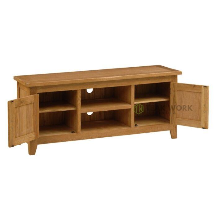 Buy Teak Widescreen TV Unit Online | TeakLab 6