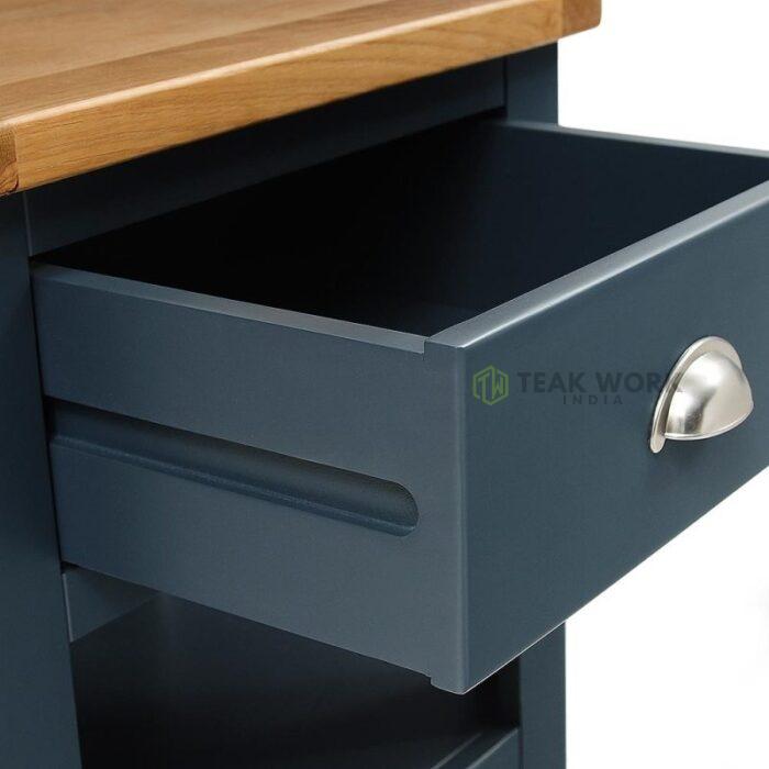 Buy 1 Drawer Lamp Table Online | TeakLab 5
