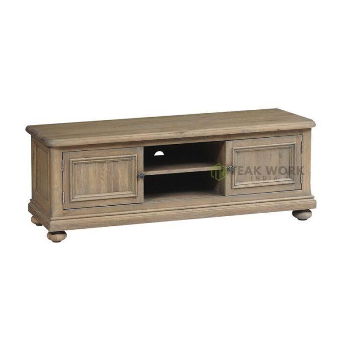 Buy Wooden Large TV Cabinet Online | TeakLab 3