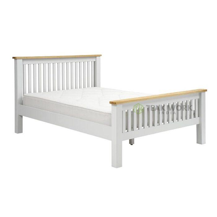 Buy Teak Wood Double Bed Online | TeakLab 3