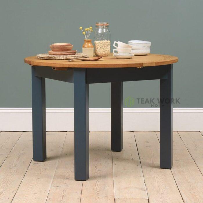 Buy Round Teak Table and 4 Chairs Online | TeakLab 3