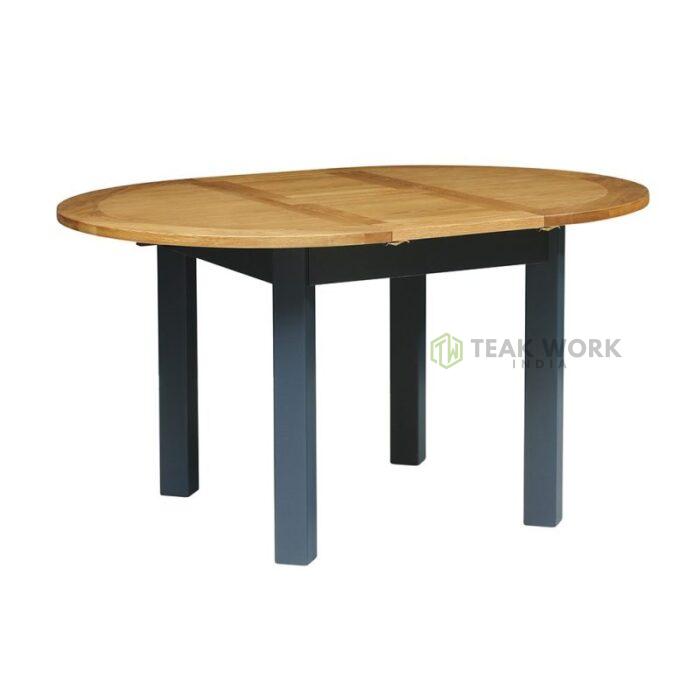 Buy Round Teak Table and 4 Chairs Online | TeakLab 8