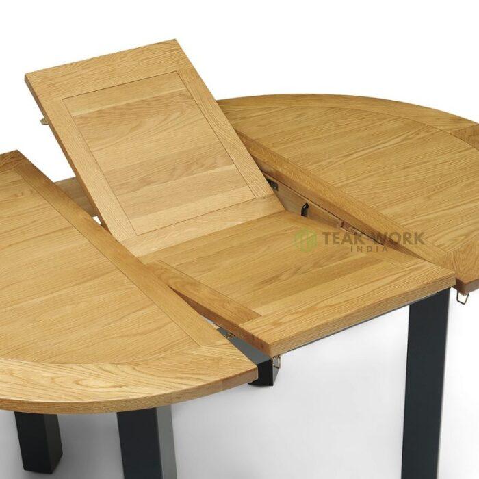 Buy Round Teak Table and 4 Chairs Online | TeakLab 9