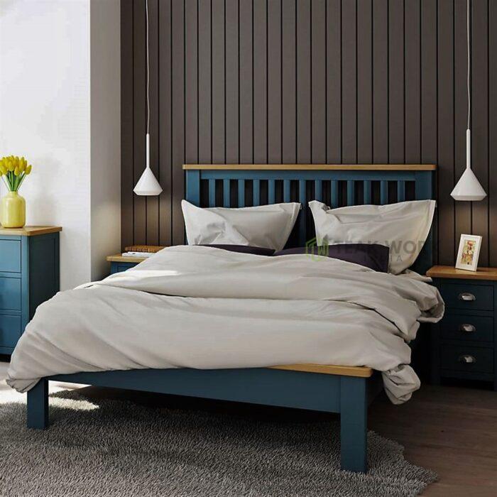 Buy Teak Double Bed Online | TeakLab