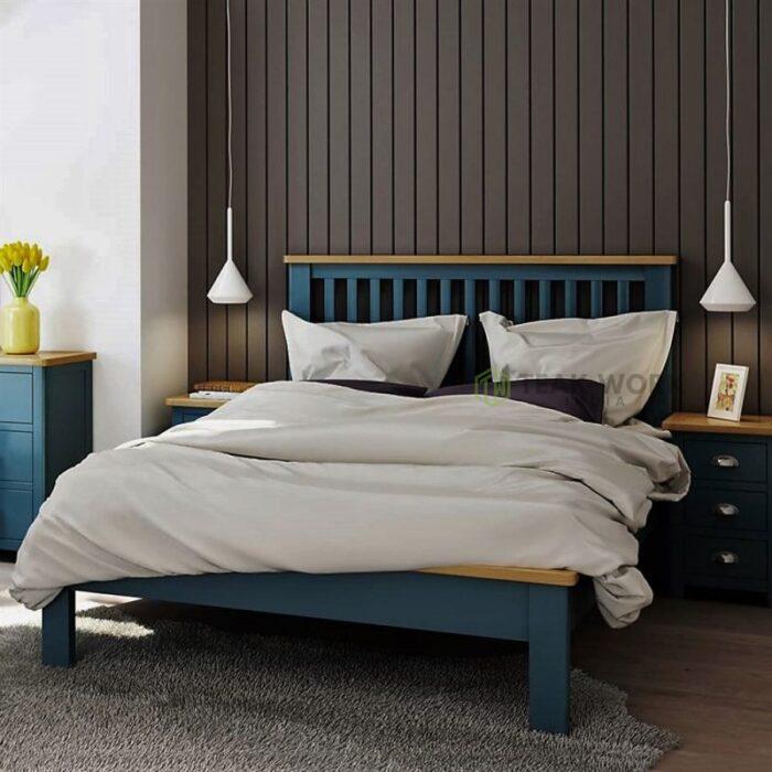 Buy Teak Double Bed Online | TeakLab 1