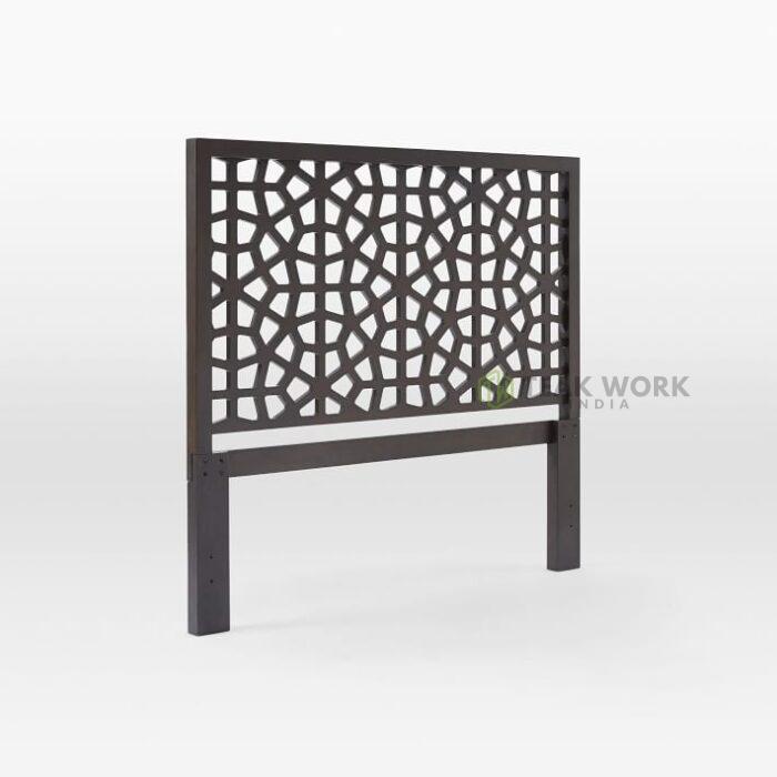 Buy Moroccan Patterns Wooden Bed Online | TeakLab 6