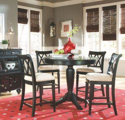Buy Black Pedestal Bar Set Online | TeakLab
