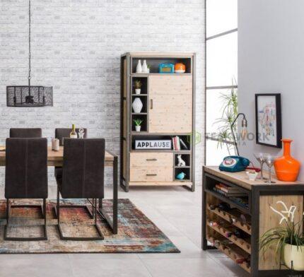 Buy Wooden Wine Rack Cabinet Online | TeakLab 1