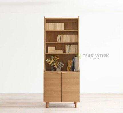 Buy Teak Wood Book Shelf Online | TeakLab