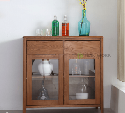 Buy Nordic Design Side Wooden Cabinet/Cupboard Online | TeakLab