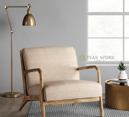 Buy TeakLab Wood Arm Chair Online | TeakLab