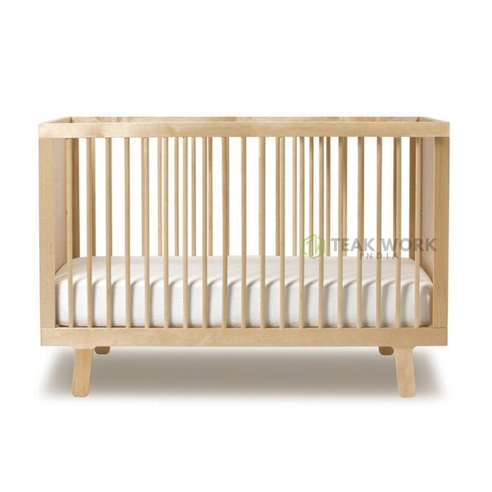 Buy Teak Wood Cot bed Online | TeakLab 2