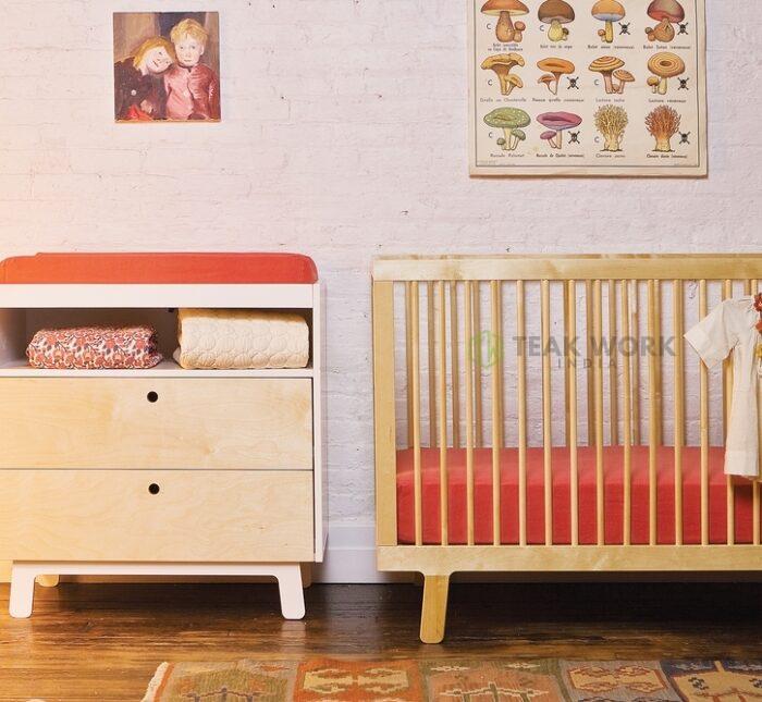Buy Teak Wood Cot bed Online | TeakLab 3
