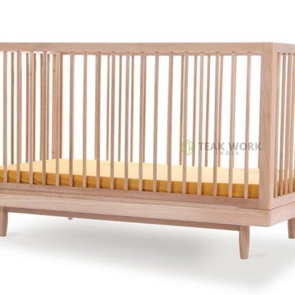 Buy Solid Teak Wood Cotbed Online | TeakLab 1