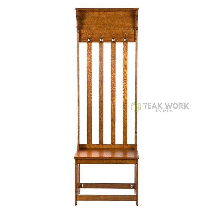 Buy Hall Tree Entry Bench with Coat Rack Online | TeakLab 5