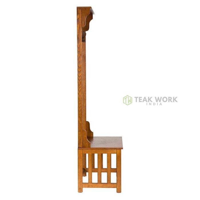 Buy Hall Tree Entry Bench with Coat Rack Online | TeakLab 6