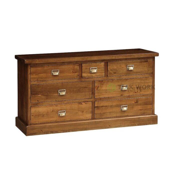 Buy 3 Over 4 Wide Chest of Drawers Online | TeakLab 2