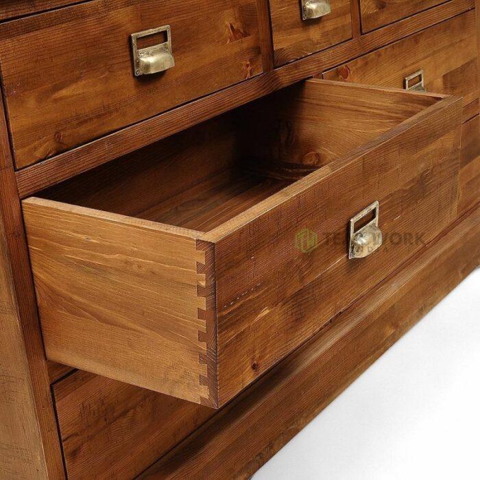 Buy 3 Over 4 Wide Chest of Drawers Online | TeakLab 3