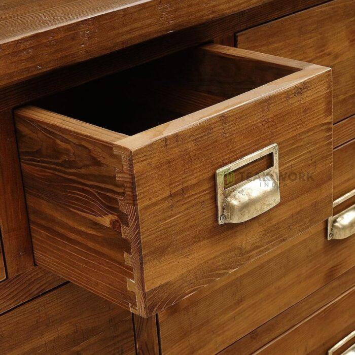 Buy 3 Over 4 Wide Chest of Drawers Online | TeakLab 6