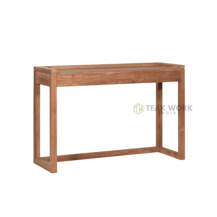 Buy Teak Laptop Desk Frame Online | TeakLab 2