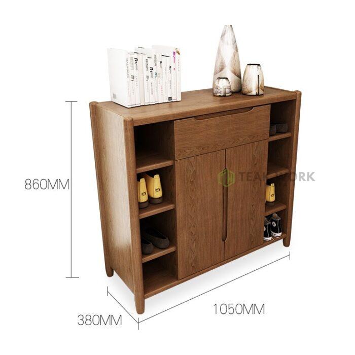 Buy Teak Wood Shoe Rack Online | TeakLab 4
