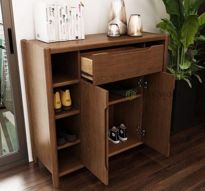 Buy Teak Wood Shoe Rack Online | TeakLab 2