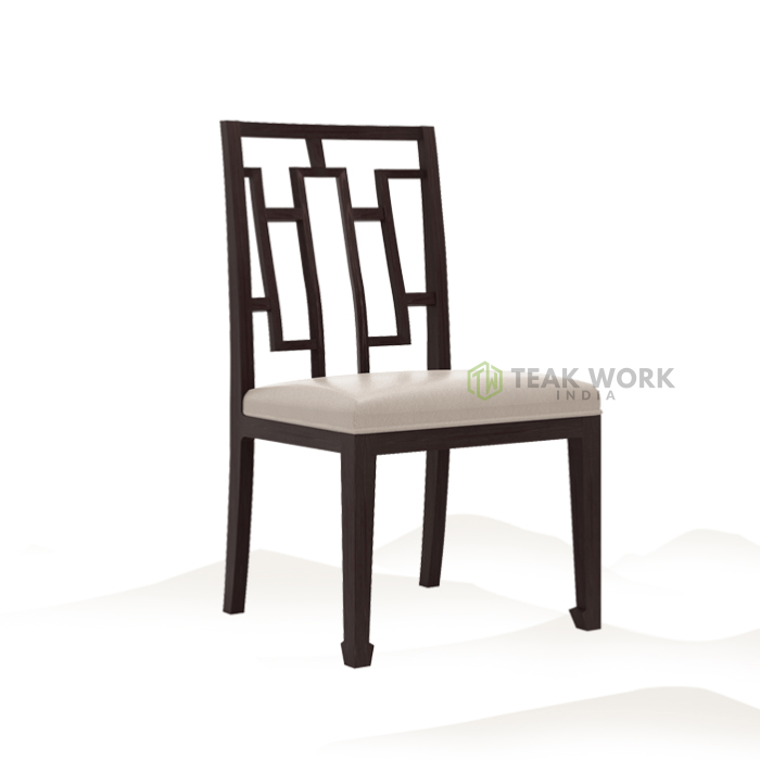 Buy Teak Wood Round Dining Table Set Online | TeakLab 3